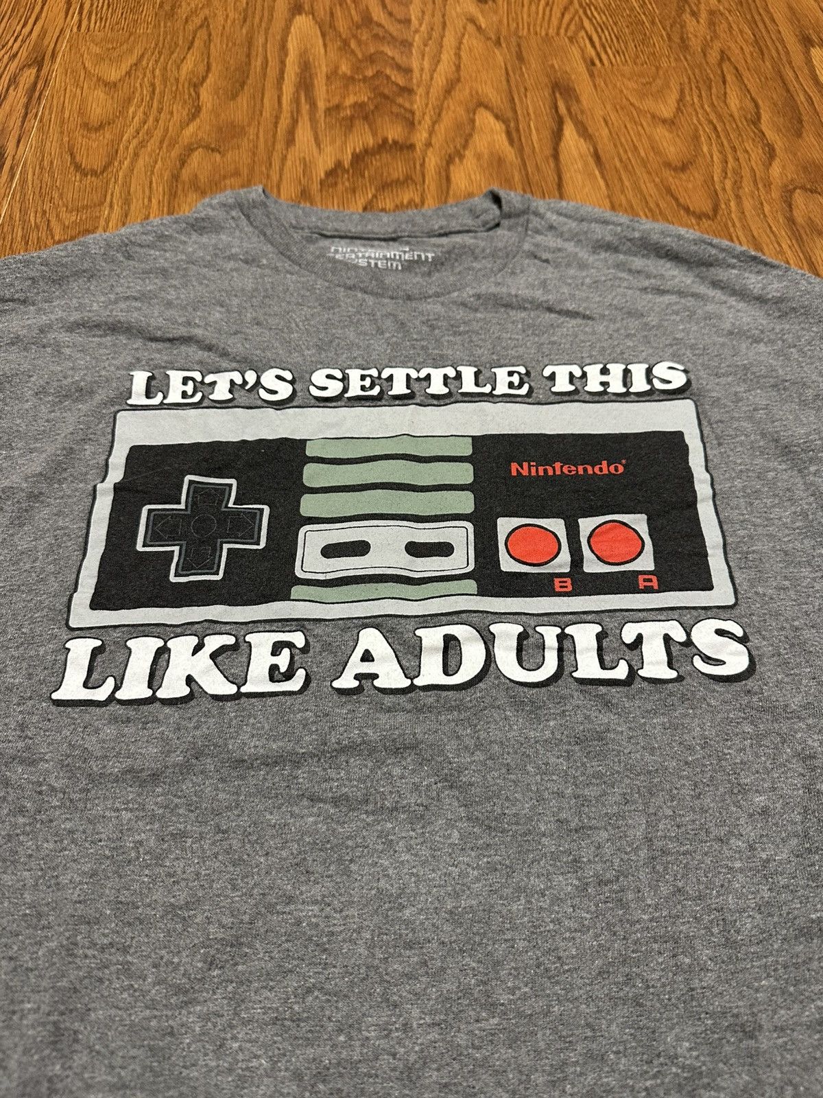 Nintendo × Vintage Nintendo Old School Tshirt Entertainment System Size US L / EU 52-54 / 3 - 3 Thumbnail