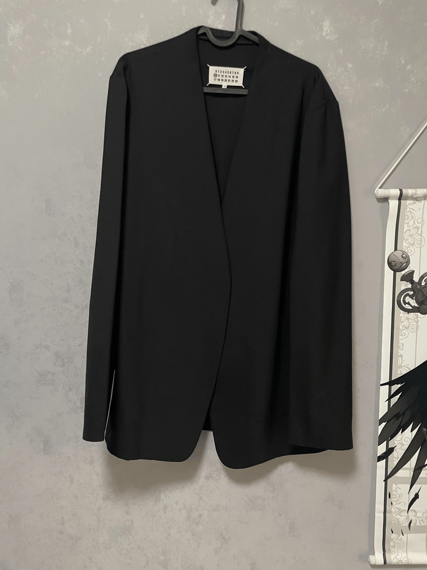 Maison Margiela Black Wool Blazer Jacket