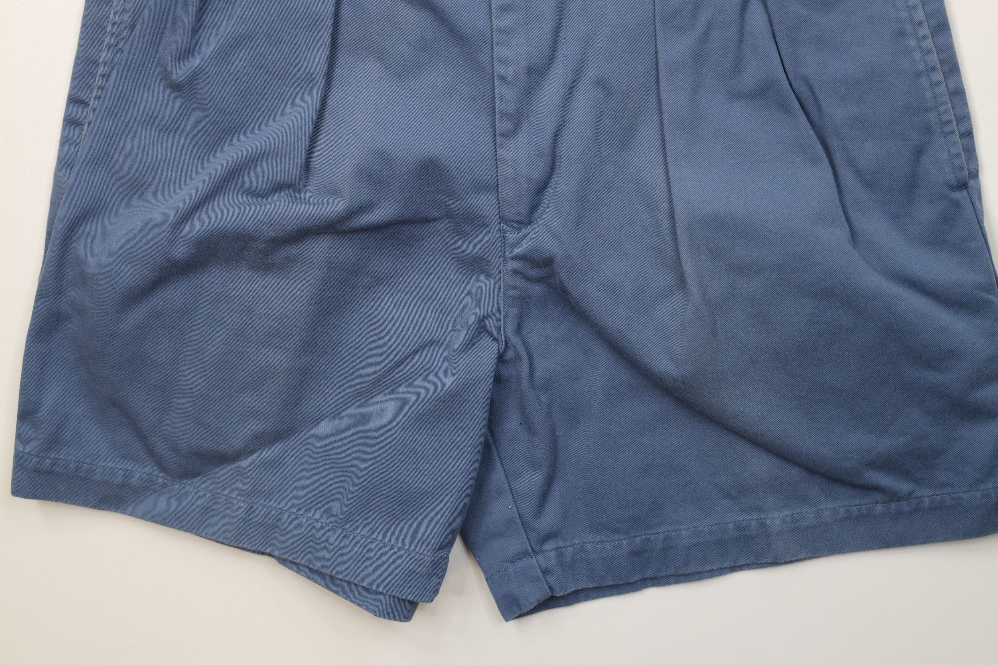 Tommy Hilfiger Vintage 90s Tommy Hilfiger Above Knee Golf Chino Shorts Blue Size US 30 / EU 46 - 4 Thumbnail