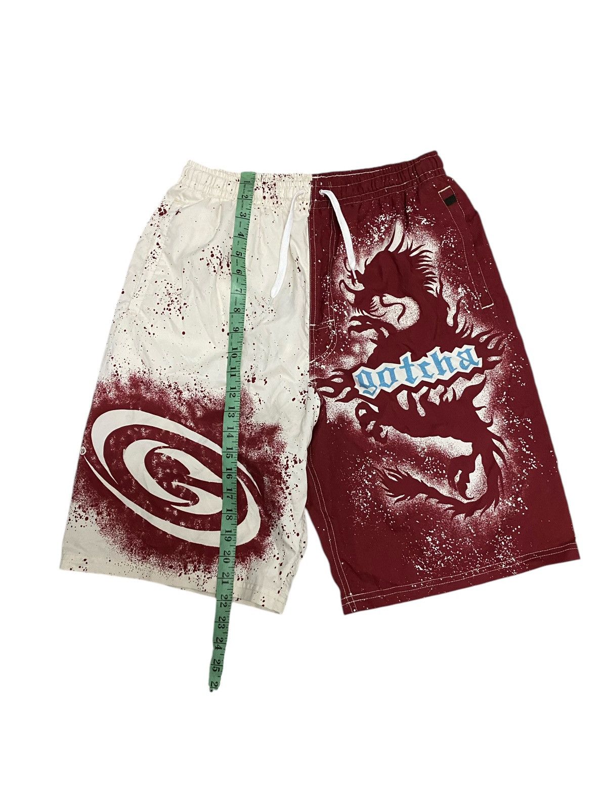 Gotcha × Vintage Vintage Gotcha Dragon Motive Shortpants Size US 30 / EU 46 - 6 Thumbnail