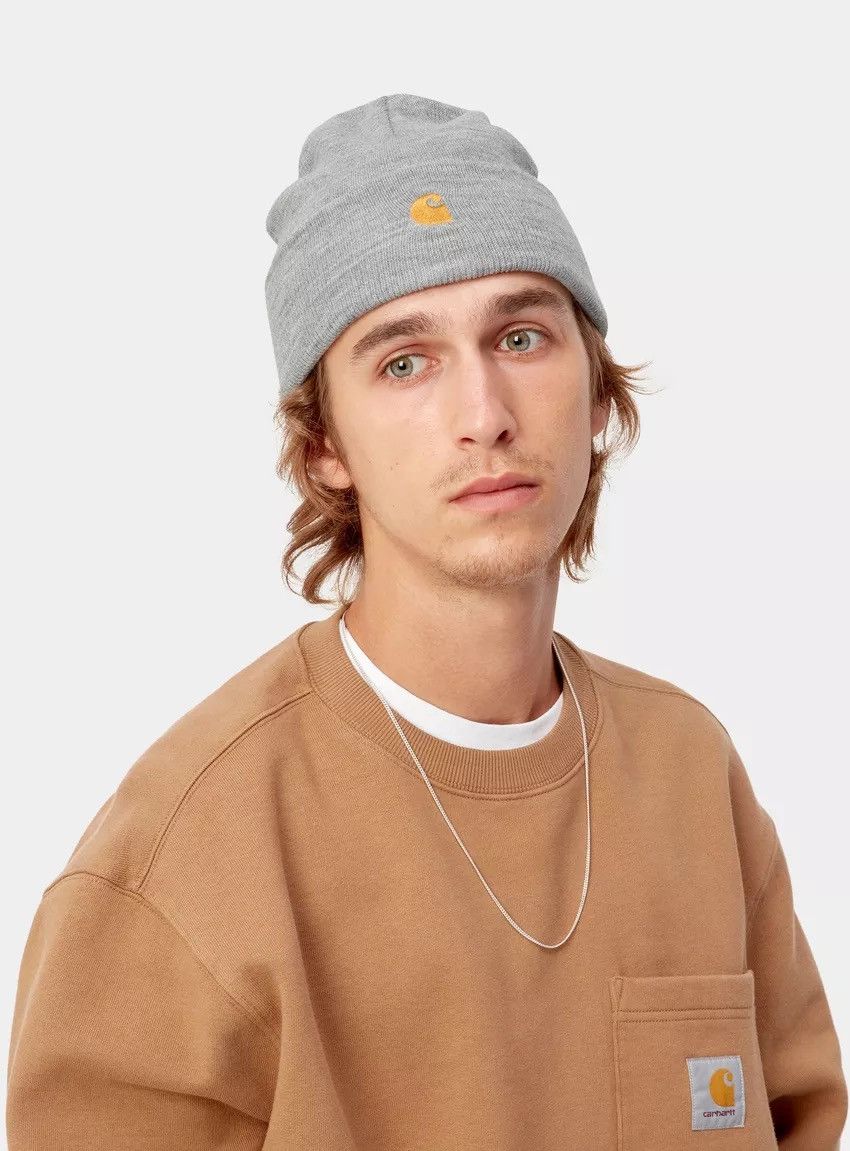 Carhartt × Carhartt Wip × Vintage Carhartt WIP Chase Beanie One Size Unisex hat BNWT Size ONE SIZE - 12 Thumbnail