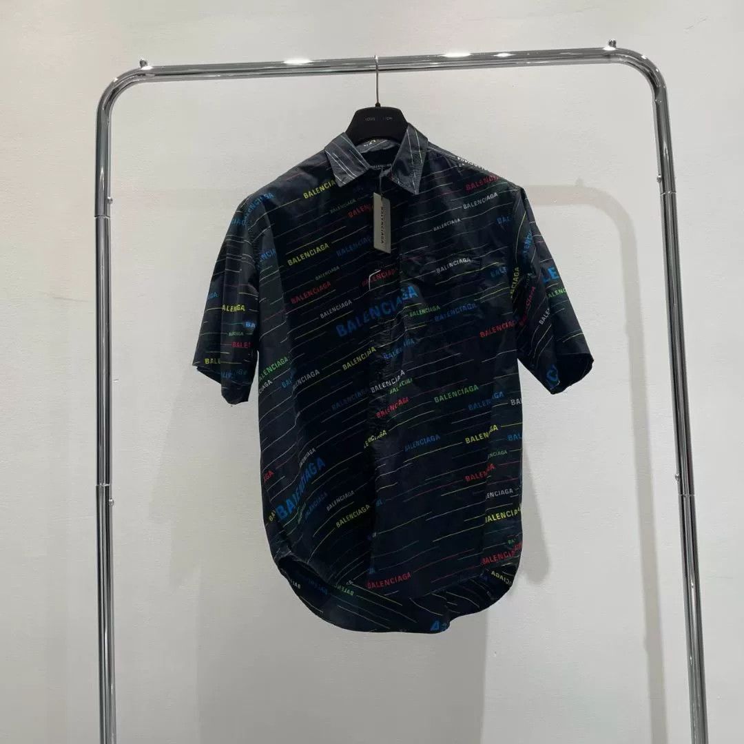 Balenciaga Balenciaga Black Printed Short Jacket Size US S / EU 44-46 / 1 - 1 Thumbnail