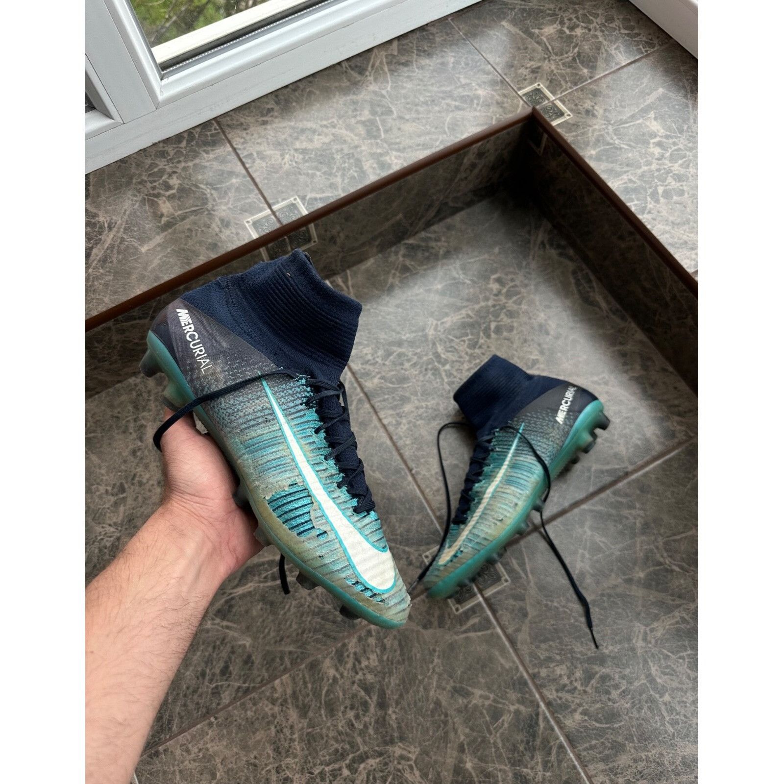 Nike Nike Mercurial Superfly AG-Pro Men’s Boots Cleats 831955-414 Size US 10 / EU 43 - 5 Thumbnail