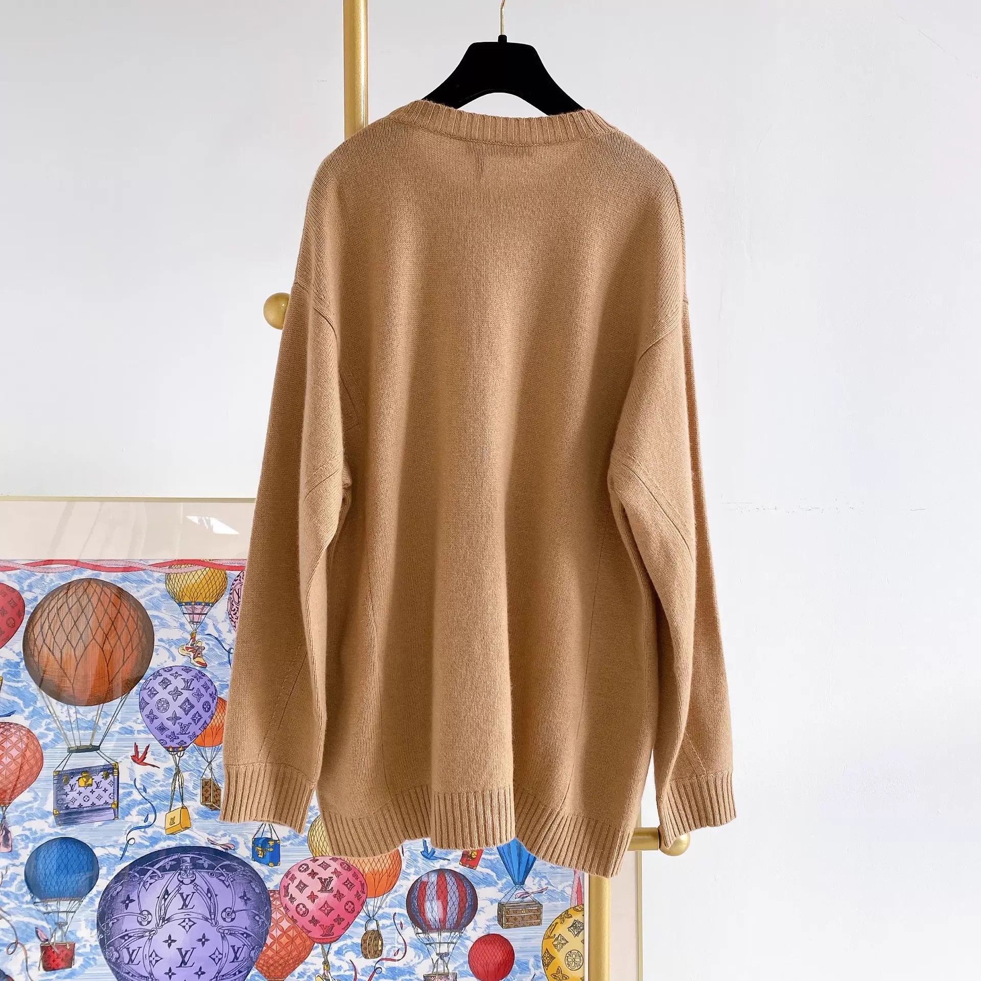Max Mara Maxmara Khaki Knit Top M NWT Size M / US 6-8 / IT 42-44 - 2 Thumbnail