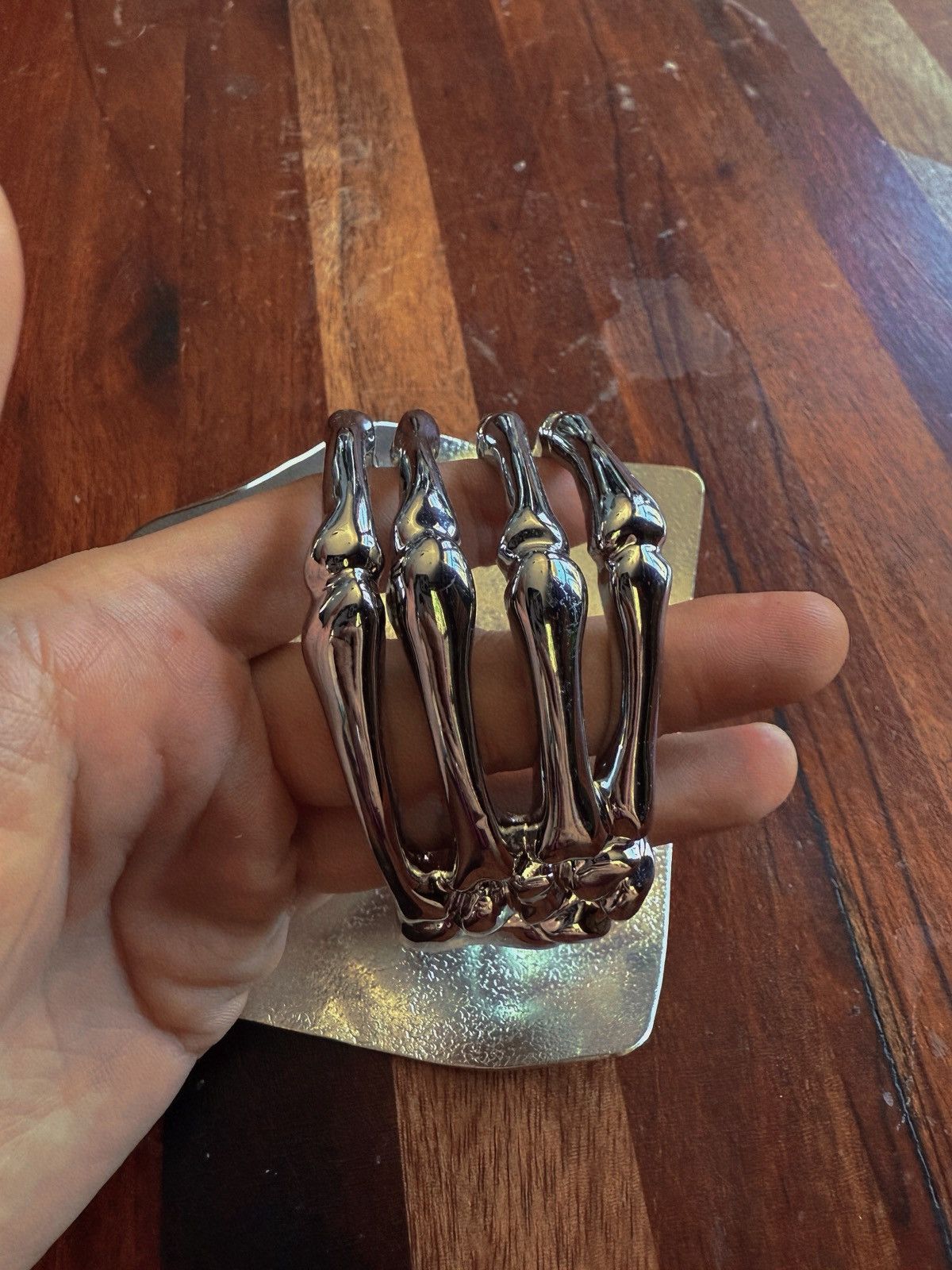 Other Dramatic Skeletal Hand Arm Cuff Bracelet Size ONE SIZE - 2 Thumbnail
