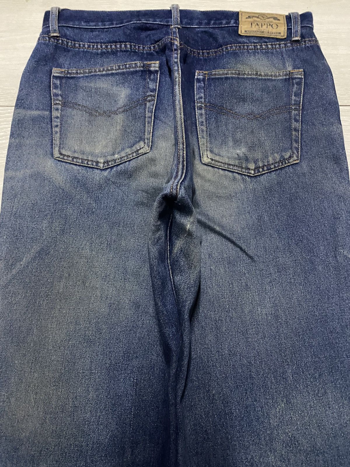 Japanese Brand Vintage Japanese Brand Tappo Mud wash Distressed Loose Jeans Size US 32 / EU 48 - 4 Thumbnail