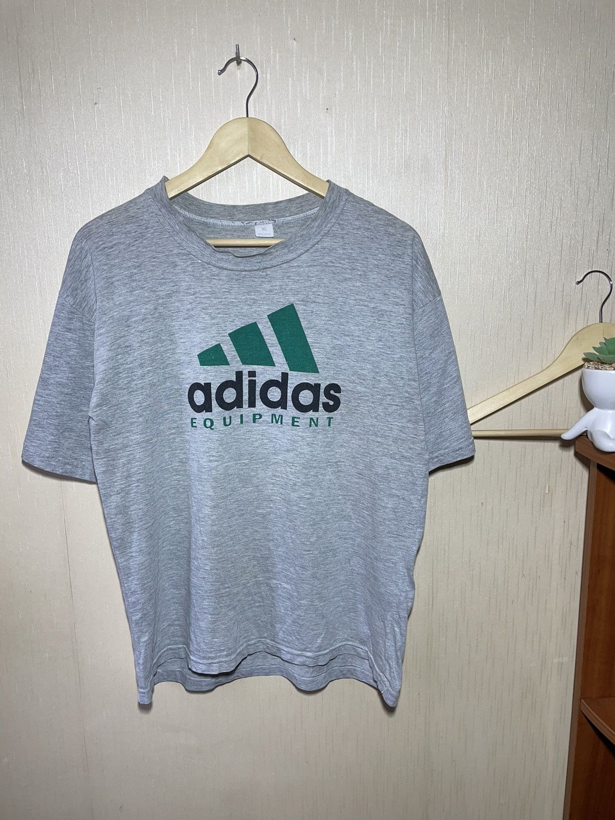 Adidas × Vintage Adidas Equipment vintage streetwear T shirt 90s Size US XL / EU 56 / 4 - 1 Thumbnail