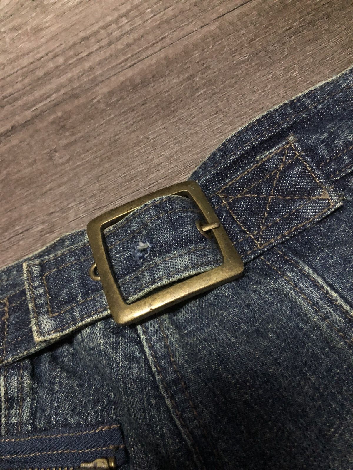 Japanese Brand × Le Grande Bleu (L.G.B.) Q Zhi Yi Zu Cargo Jeans Multi Pocket Size 28" / US 6 / IT 42 - 15 Thumbnail