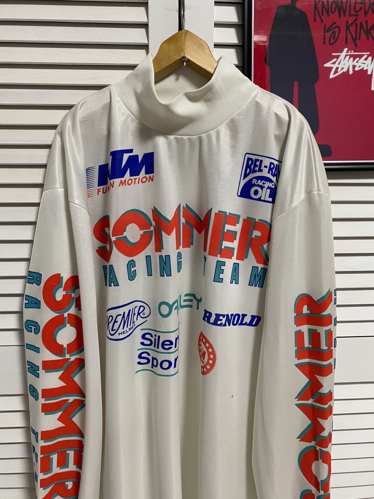 Formula 1 Vintage KTM Sommer Racing Team Motocross Jersey Rare Size US XL / EU 56 / 4 - 2 Thumbnail