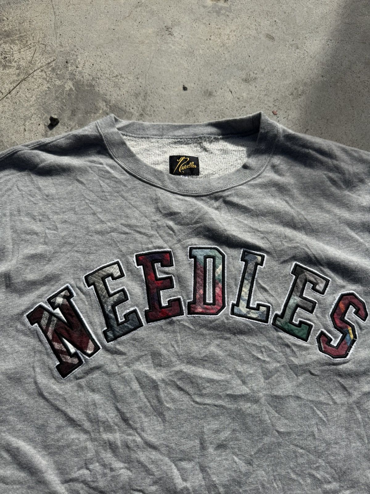 Needles × Nepenthes Needle Logo Block Sweatshirt Size US XL / EU 56 / 4 - 4 Thumbnail