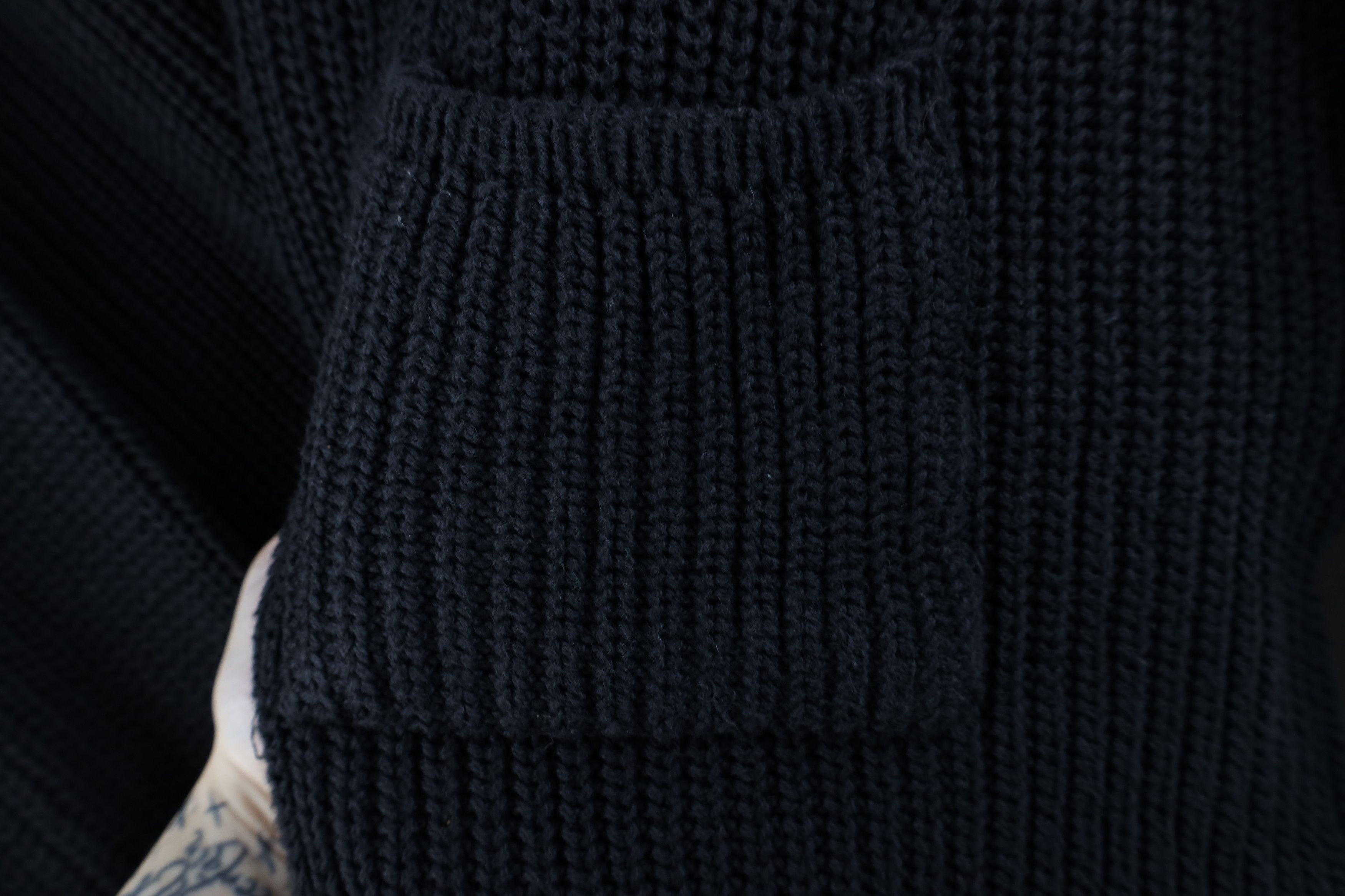 Vintage Vintage 90s Streetwear Marled Chunky Ribbed Knit Sweater Size 3XL / US 20-22 - 4 Thumbnail