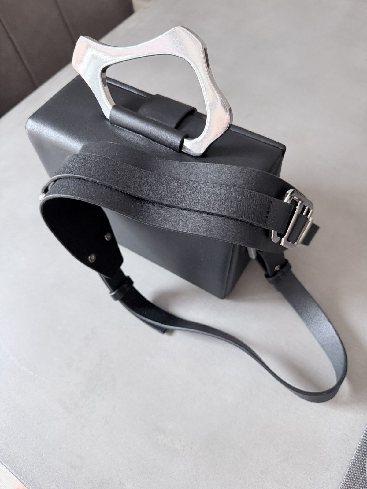 Heliot Emil Solely Box Bag in Black, Men's — image 6 of 6