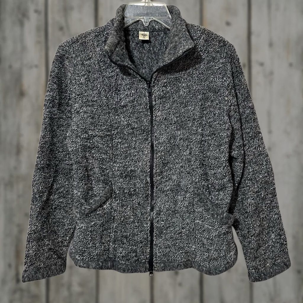 Prana VINTAGE Prana Breathe fleece jacket Zip Up Women Size M Gray 2000s Y2K Basic Jacket Size M / US 6-8 / IT 42-44 - 1 Thumbnail
