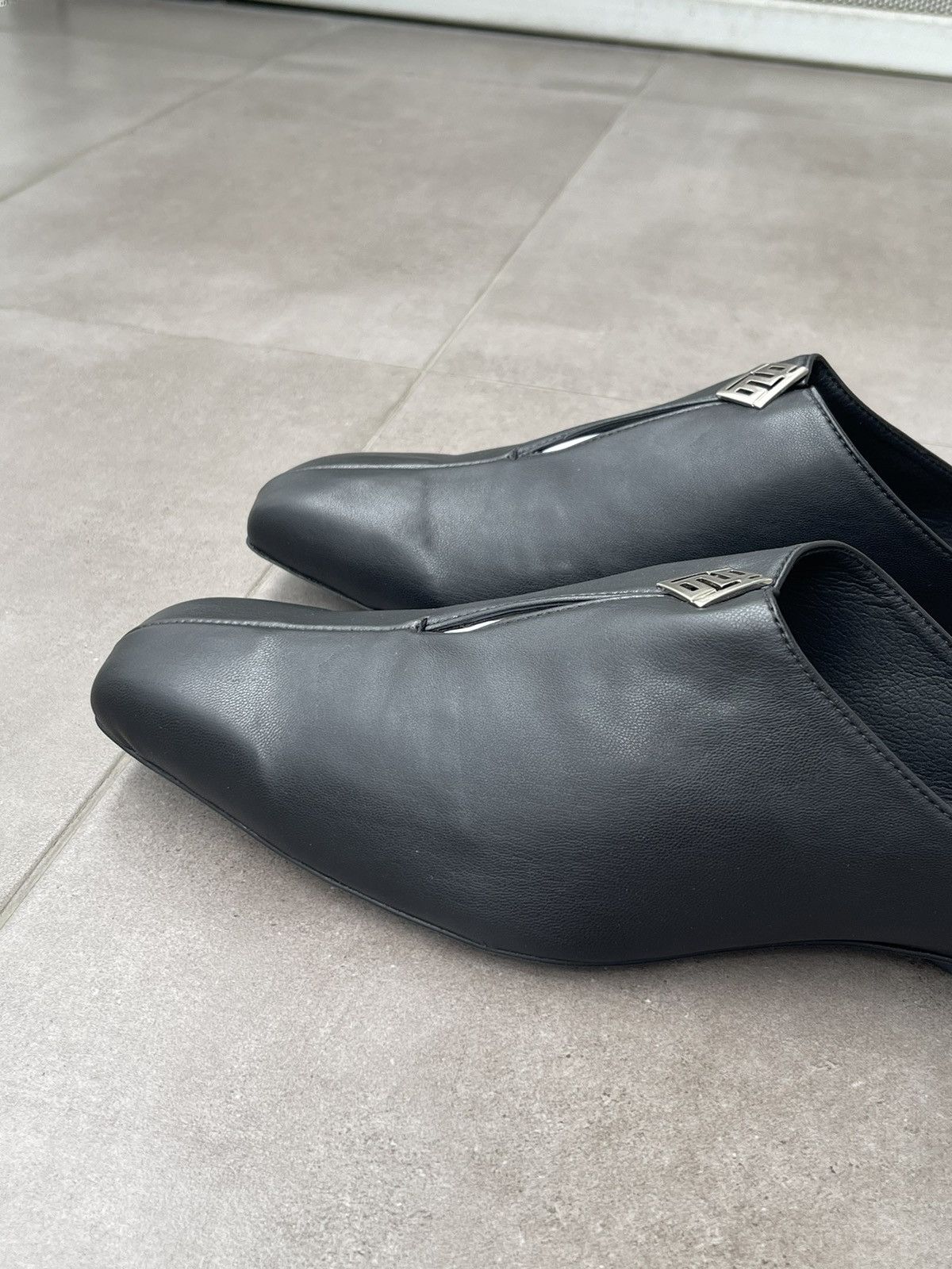 GmbH !DS! SS23 GMBH Jamal Slit Black Pleather Mules Size US 12 / EU 45 - 11 Thumbnail