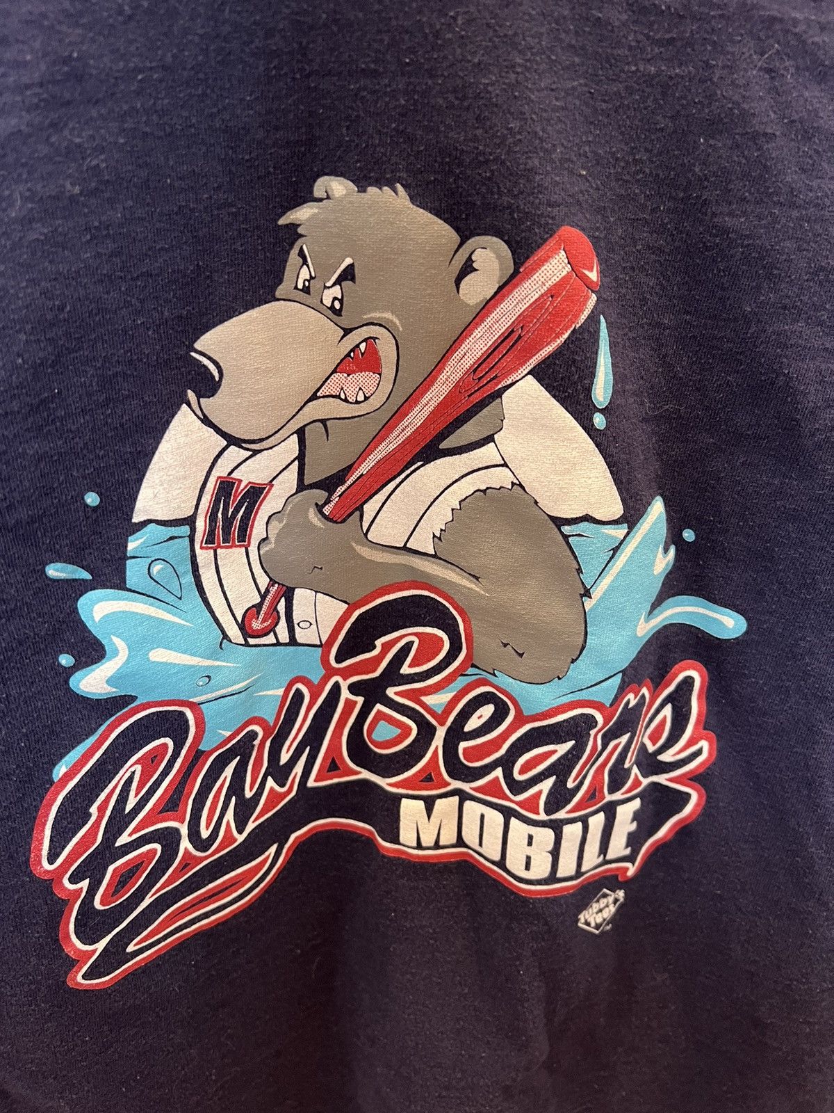 Vintage Vintage Mobile Bay Bears Minor League Baseball T-Shirt Size US M / EU 48-50 / 2 - 2 Thumbnail