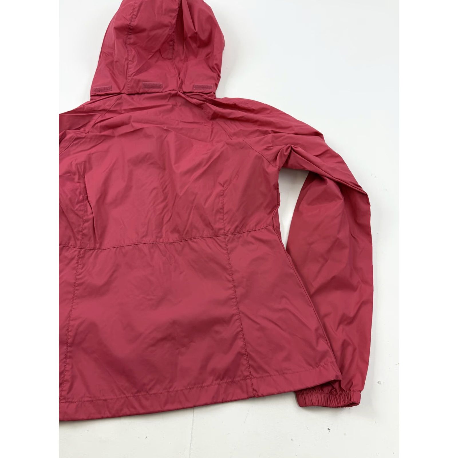 Pinko Columbia Jacket Womens Medium Pink Hooded Windbreaker Full Zip Pockets Outdoor Size M / US 6-8 / IT 42-44 - 7 Thumbnail