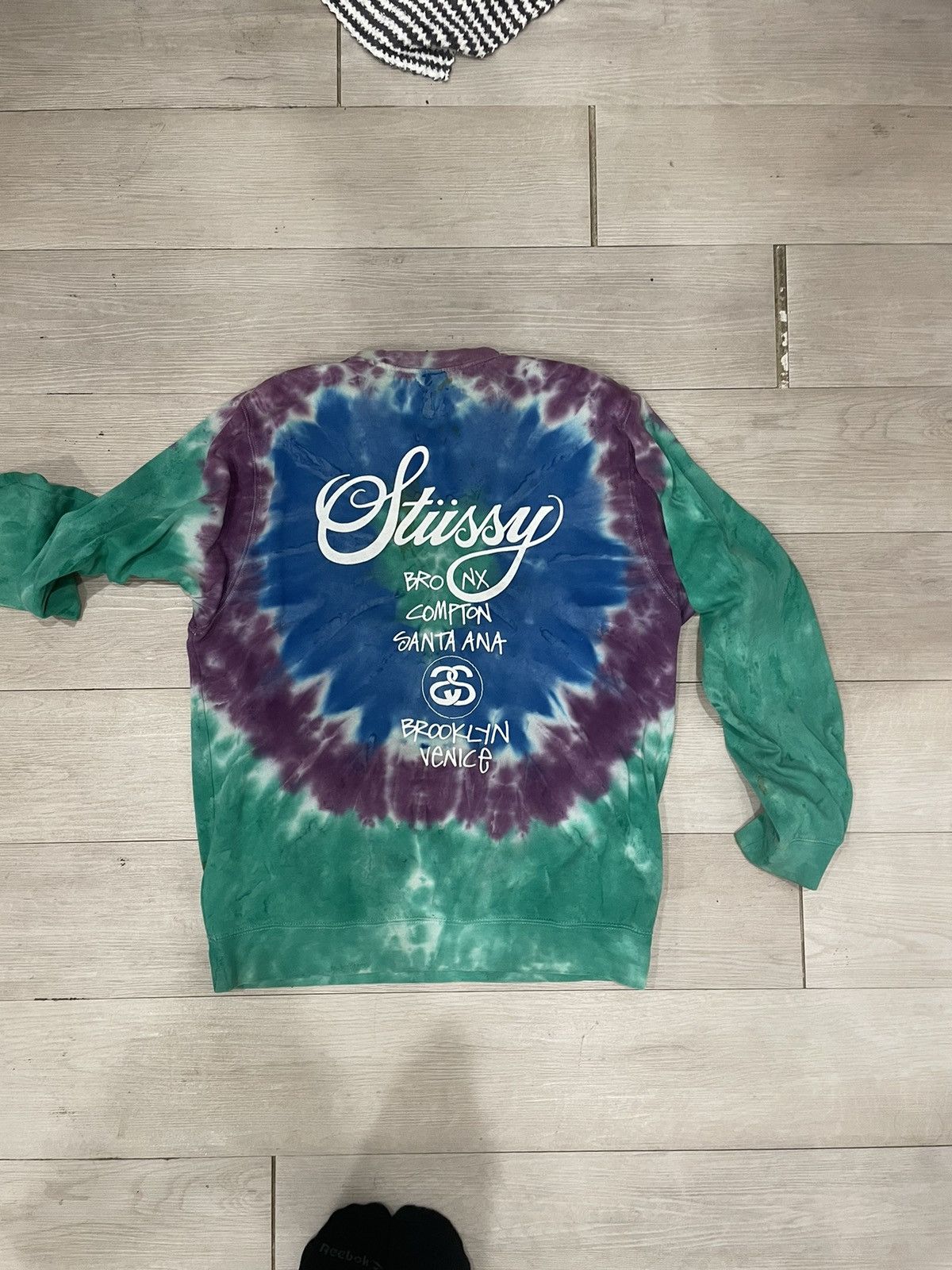 Stussy Tye Dye Stussy Crewneck Size US XL / EU 56 / 4 - 2 Thumbnail