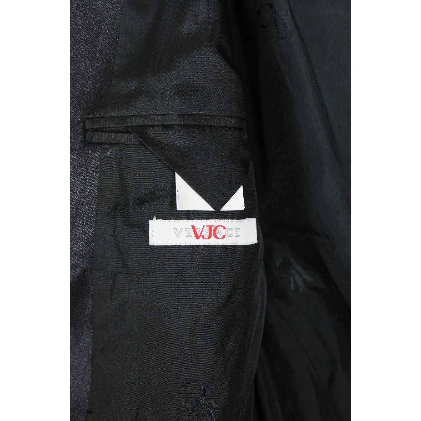 Versace Vintage Versace VJC Shining Tuxedo Blazer Jacket Y2K 52 Size US L / EU 52-54 / 3 - 6 Thumbnail
