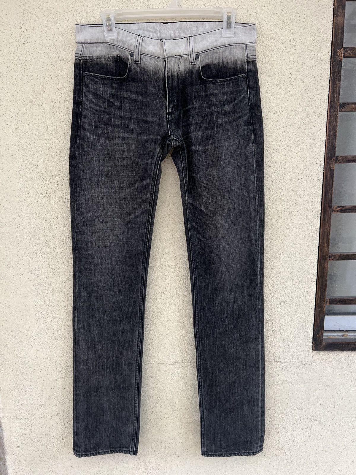 Fadeless Fadeless Japan Two Tones Denim Slim Jeans Size US 29 - 6 Thumbnail