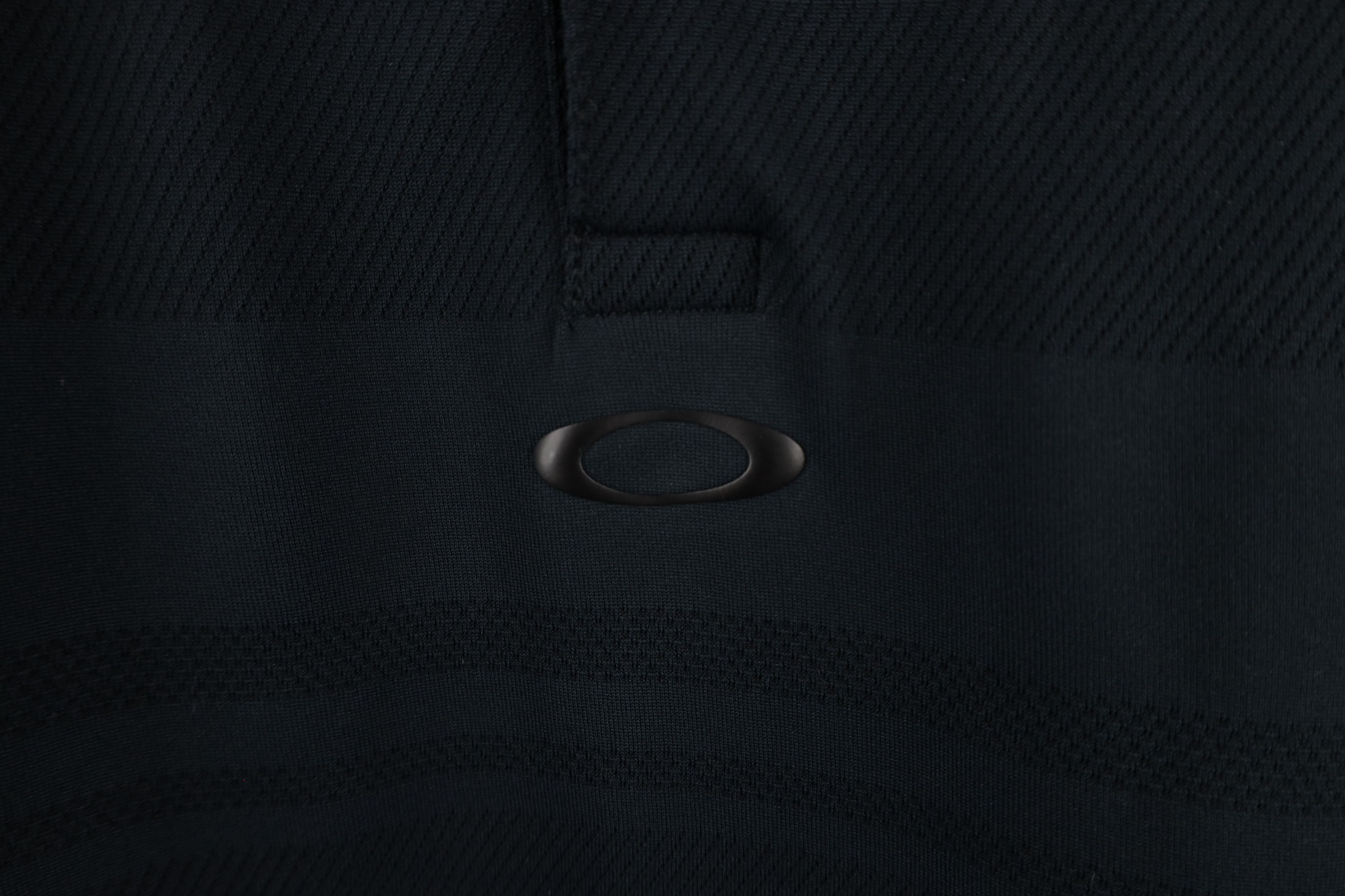 Oakley × Vintage Oakley Center O Logo Striped Knit Collared Golf Polo Black Size US XXL / EU 58 / 5 - 5 Thumbnail