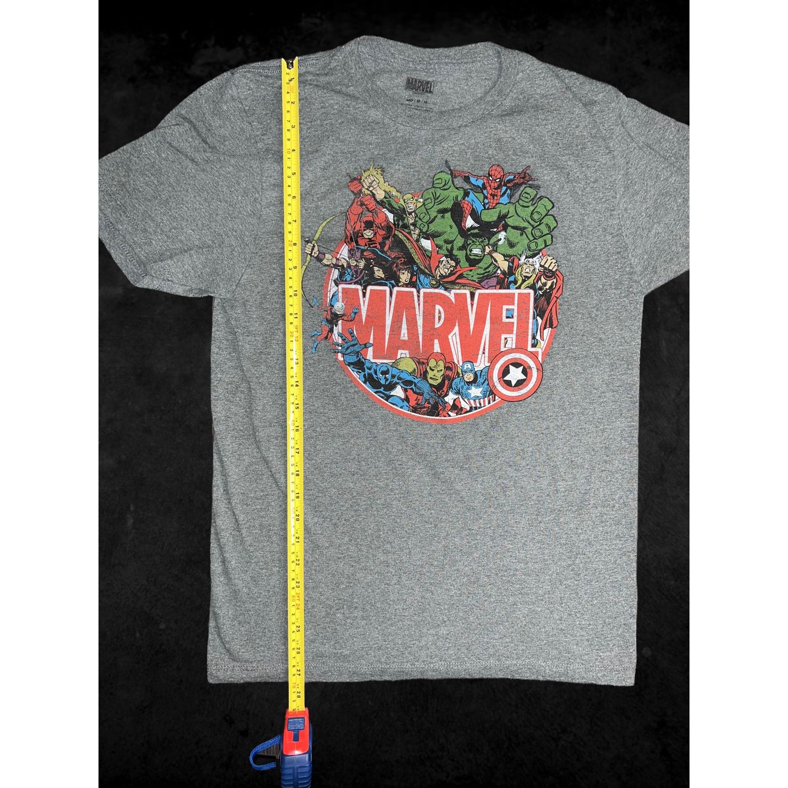 Marvel Comics Woman's Marvel Avengers Characters Grey T-Shirt Medium Size M / US 6-8 / IT 42-44 - 7 Thumbnail