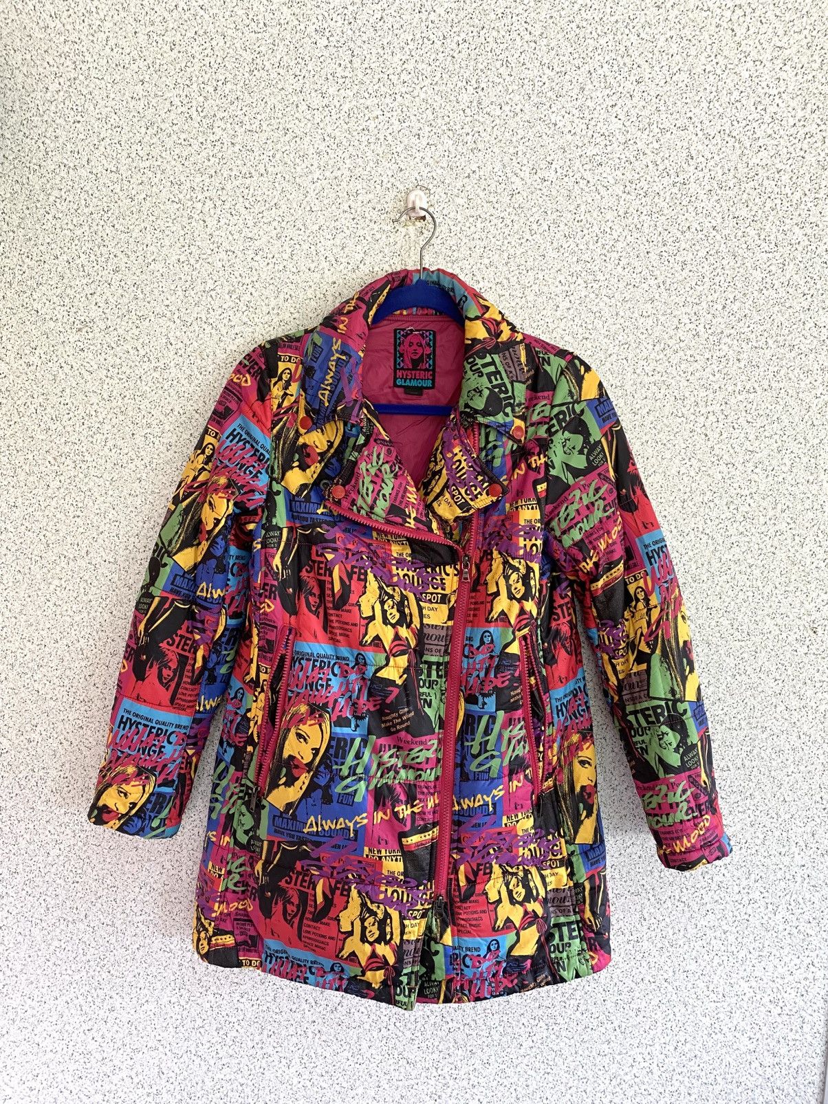 Hysteric Glamour Hysteric Glamour Comic Print Puffer–Iconic Multi Clr Jacket Size S / US 4 / IT 40 - 1 Thumbnail