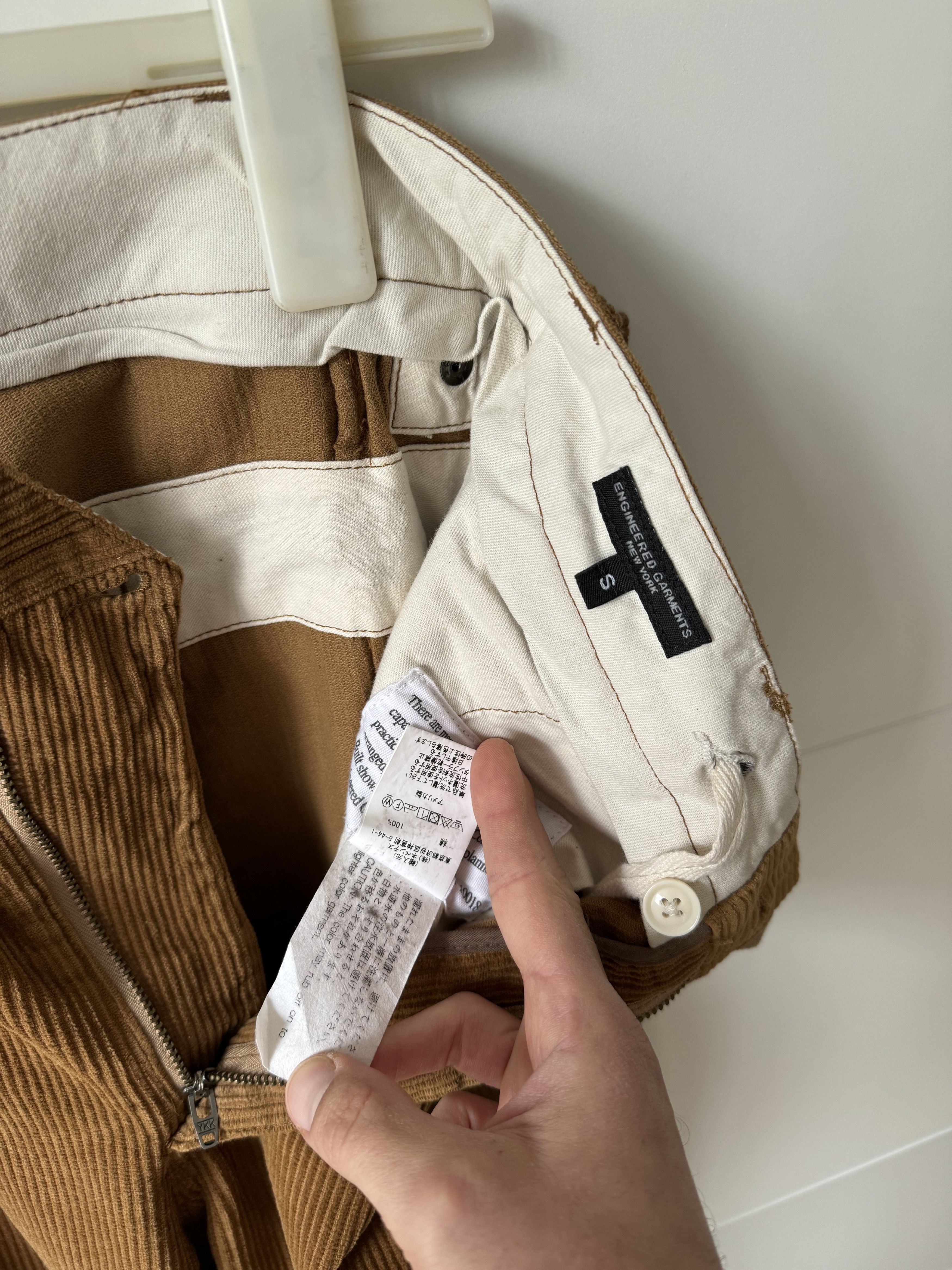 Engineered Garments [S] Ground Pant Cotton 8W Corduroy in Chestnut (FW19) Size US 32 / EU 48 - 12 Thumbnail