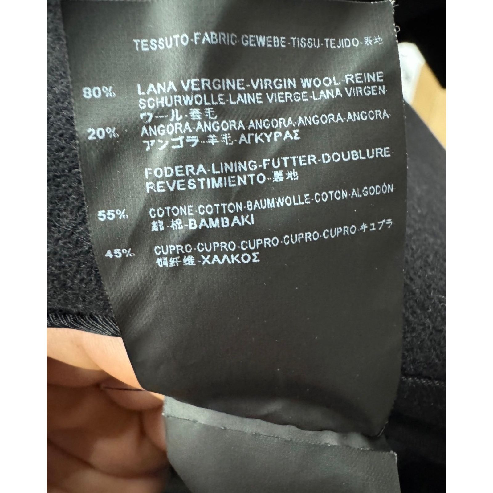 Saint Laurent Paris NWOT Saint Laurent Black Wool Belted Coat - Size L (FR40) Size M / US 6-8 / IT 42-44 - 6 Thumbnail