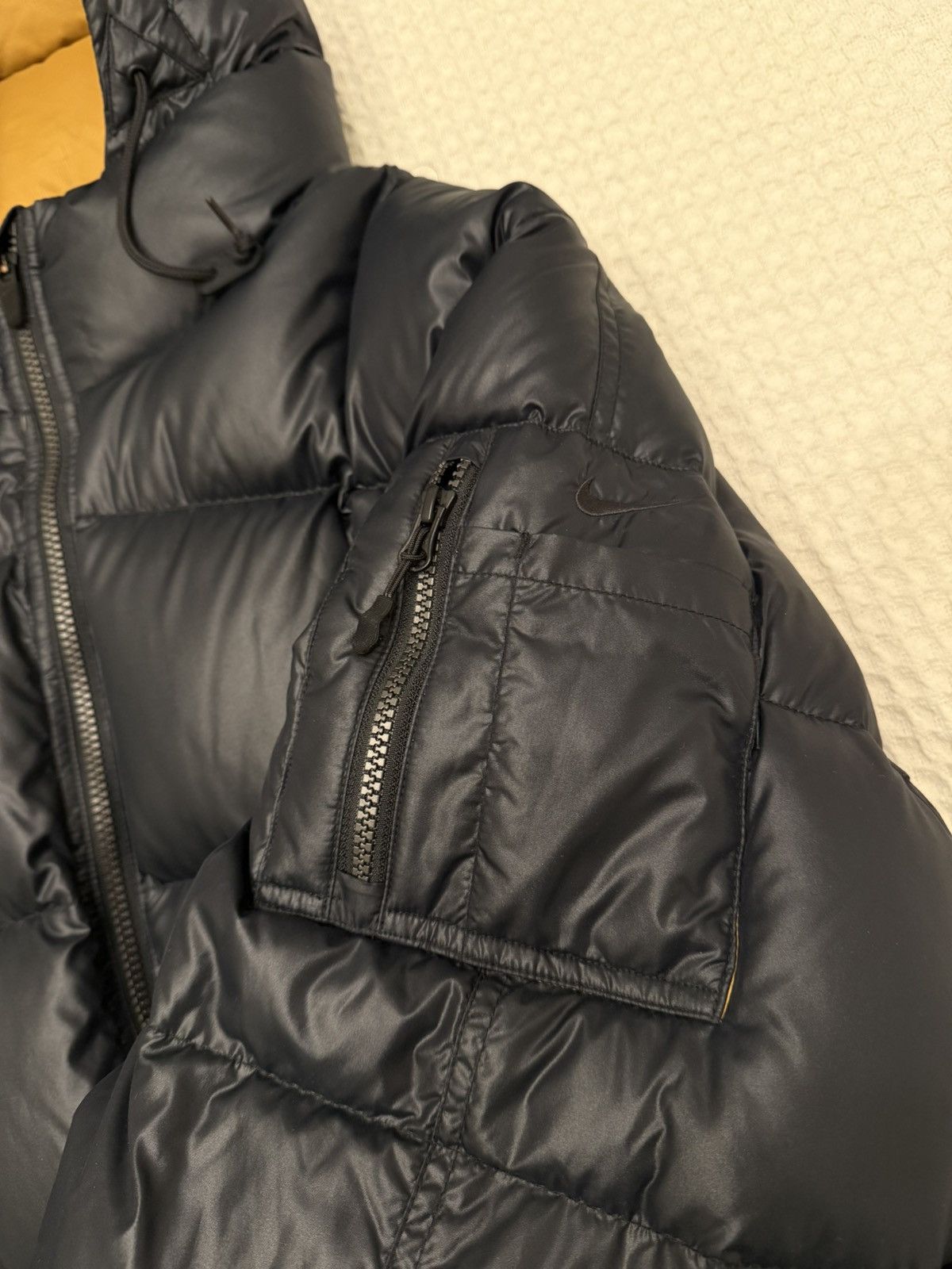 Nike Nike Vintage Y2K Down 550 Quilted Puffer Bomber Black XXLT Size US XXL / EU 58 / 5 - 10 Thumbnail