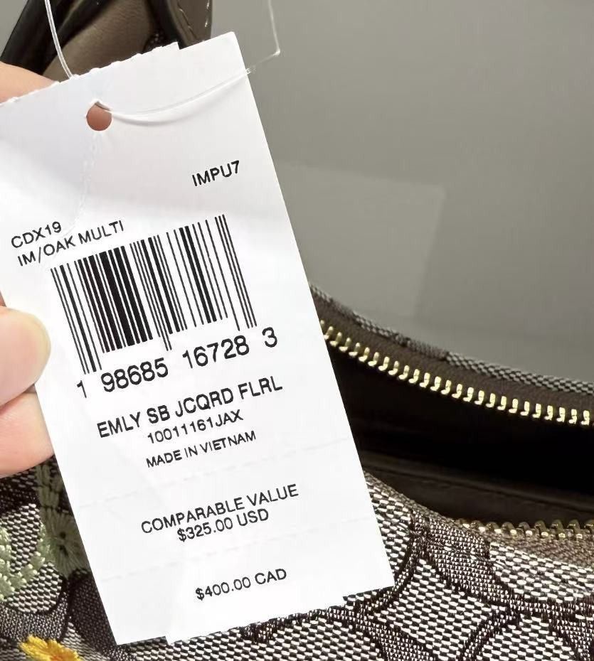 Coach Emily Shoulder Bag Signature Jacquard With Floral Embroidery Size ONE SIZE - 5 Thumbnail