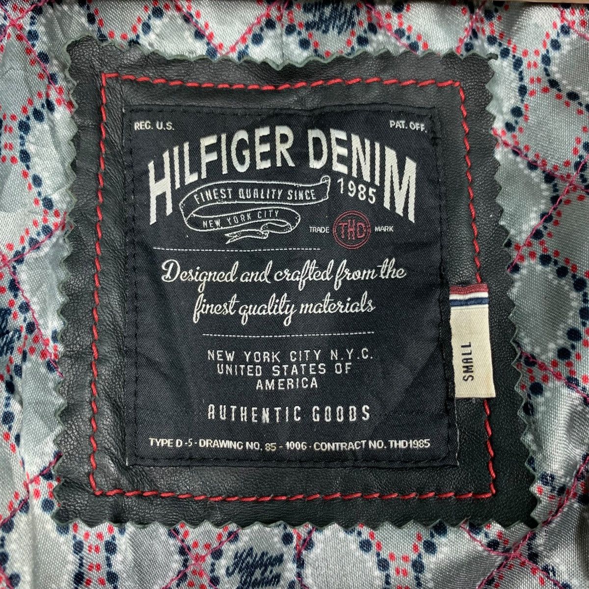 Tommy Hilfiger HILFIGER DENIM Sheepskin Leather Hooded Jacket #2561-C116 Size S / US 4 / IT 40 - 13 Thumbnail