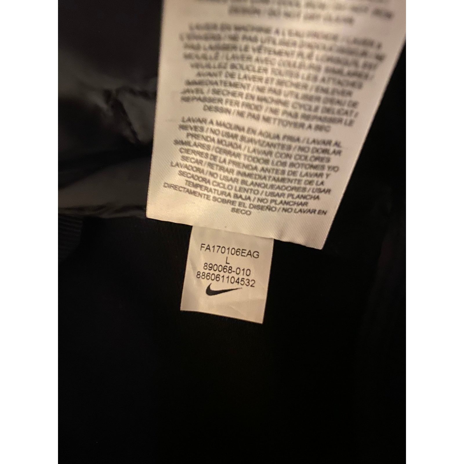Nike Nikelab Essentials Bomber Jacket black. size men's large Size US L / EU 52-54 / 3 - 8 Thumbnail