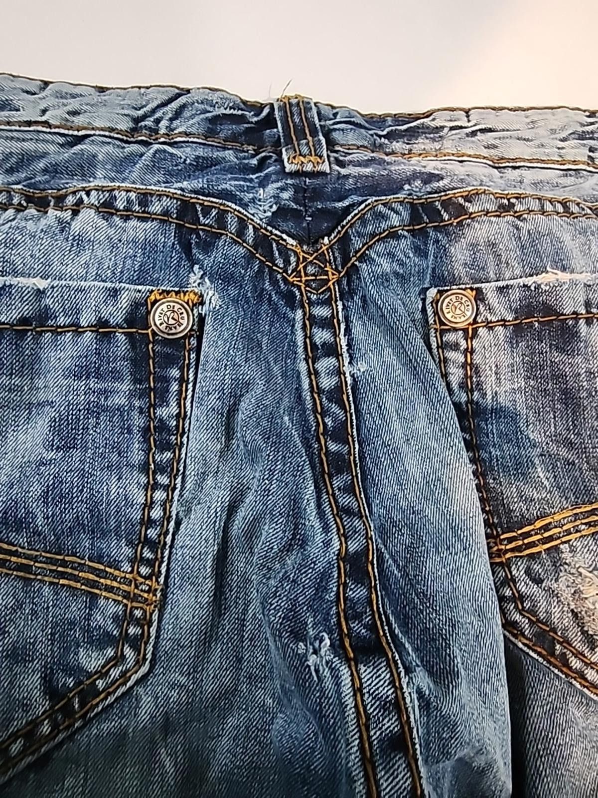 Other Rivet De Cru Big Baggy Jeans Distressed USA Actual 40W x 32L Size US 40 / EU 56 - 19 Thumbnail