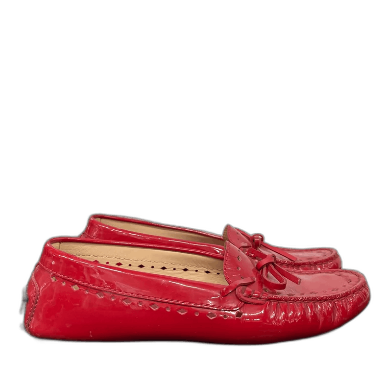 Tod's Tod's Red Loafers Size 35.5 Size US 6 / IT 36 - 1 Thumbnail