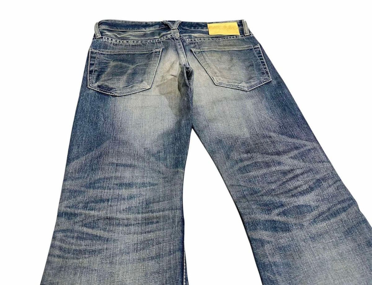 If Six Was Nine × Japanese Brand × Vanquish 🔥Archived Vanquish Mud Wash Flared Denim 2011 Size US 32 / EU 48 - 9 Thumbnail