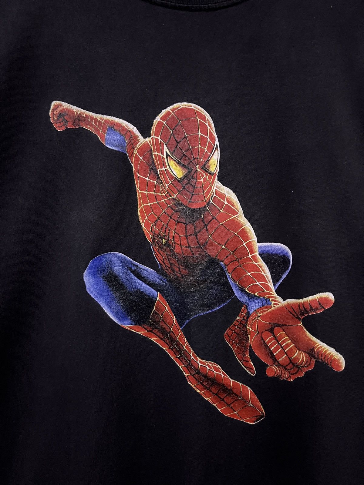 Vintage VINTAGE SPIDERMAN BIG PRINT TSHIRT Size US L / EU 52-54 / 3 - 3 Thumbnail