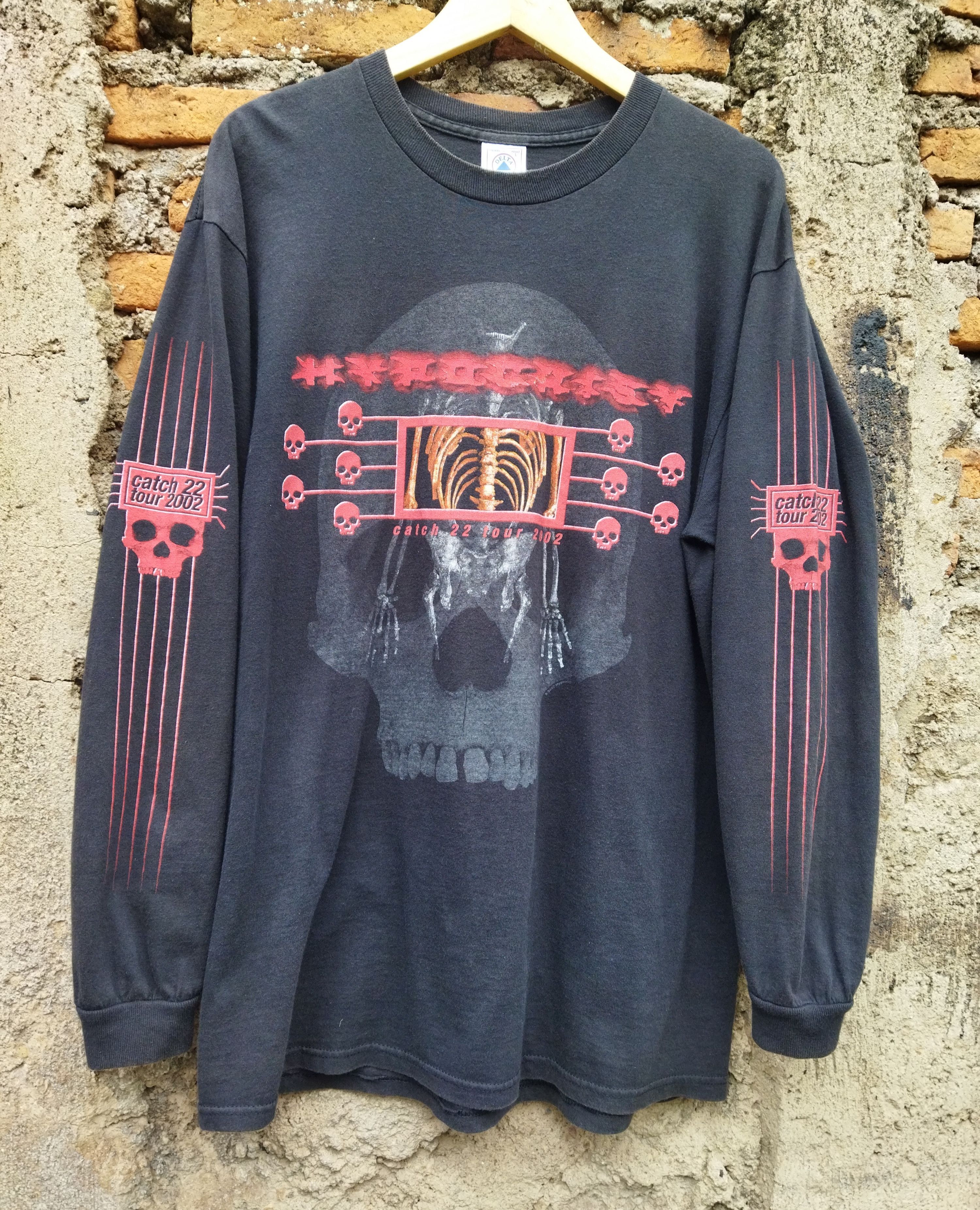 Band Tees Rare Vintage HYPOCRISY catch 22 tour 2002 LS 4side Size US L / EU 52-54 / 3 - 1 Thumbnail