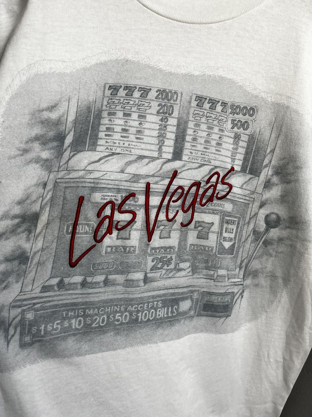 Vintage Las vegas t shirt 1990 s vintage Size US XL / EU 56 / 4 - 3 Thumbnail