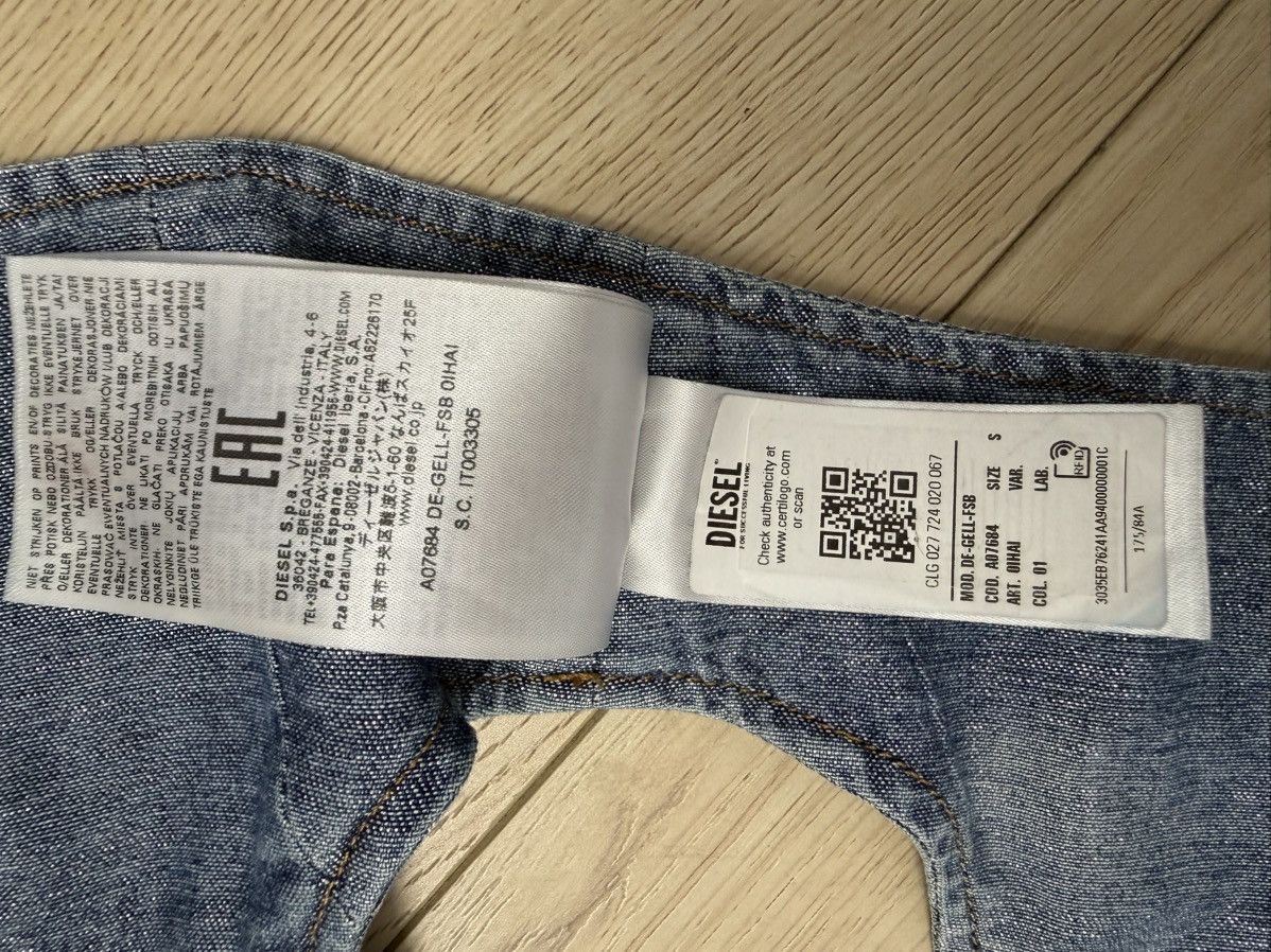 Diesel Diesel De-Gell Denim Bra Top Size XS / US 0-2 / IT 36-38 - 9 Thumbnail