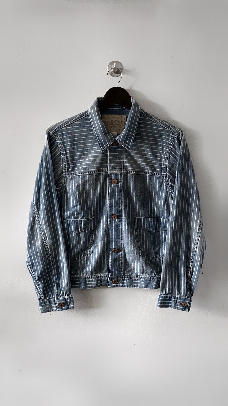 RRL Ralph Lauren RRL DOUBLE RL HUTCHINS ENGINEER DOT STIFFLE JACKET Size US XS / EU 42 / 0 - 1 Thumbnail