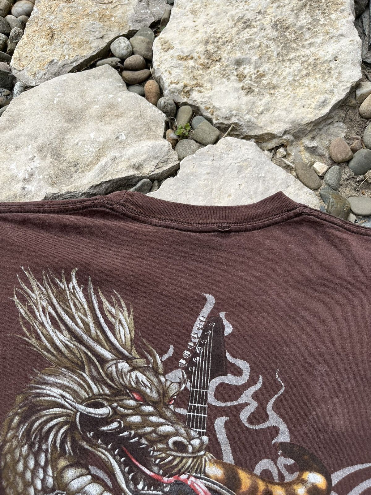 Hard Rock Cafe × Japanese Brand Vintage Hard Rock Cafe Gran Canaria washed dragon y2k tee Size US L / EU 52-54 / 3 - 21 Thumbnail