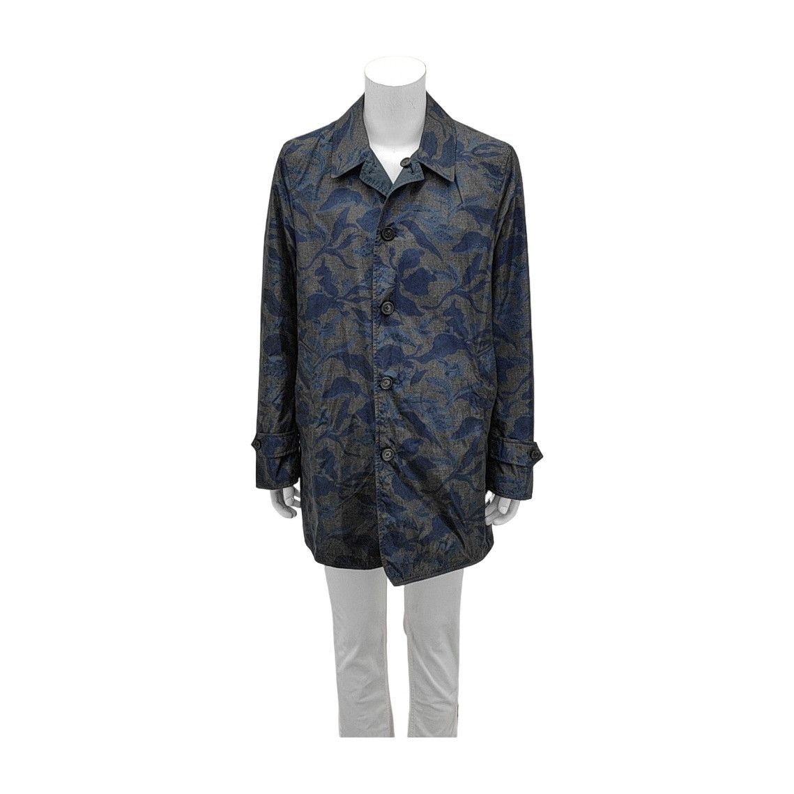Burberry Burberry Prorsum Floral Print Nylon Car Coat Size 54 Size US L / EU 52-54 / 3 - 1 Thumbnail
