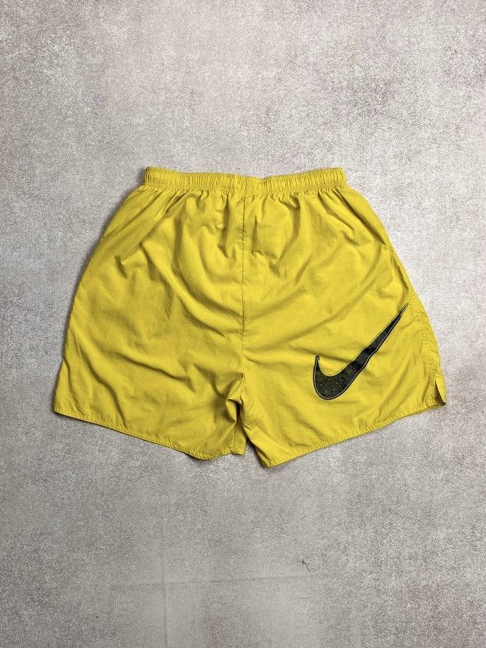 Other Vintage 90's Nike Big Swoosh Nylon Shorts Y2K M Size US 32 / EU 48 - 1 Thumbnail