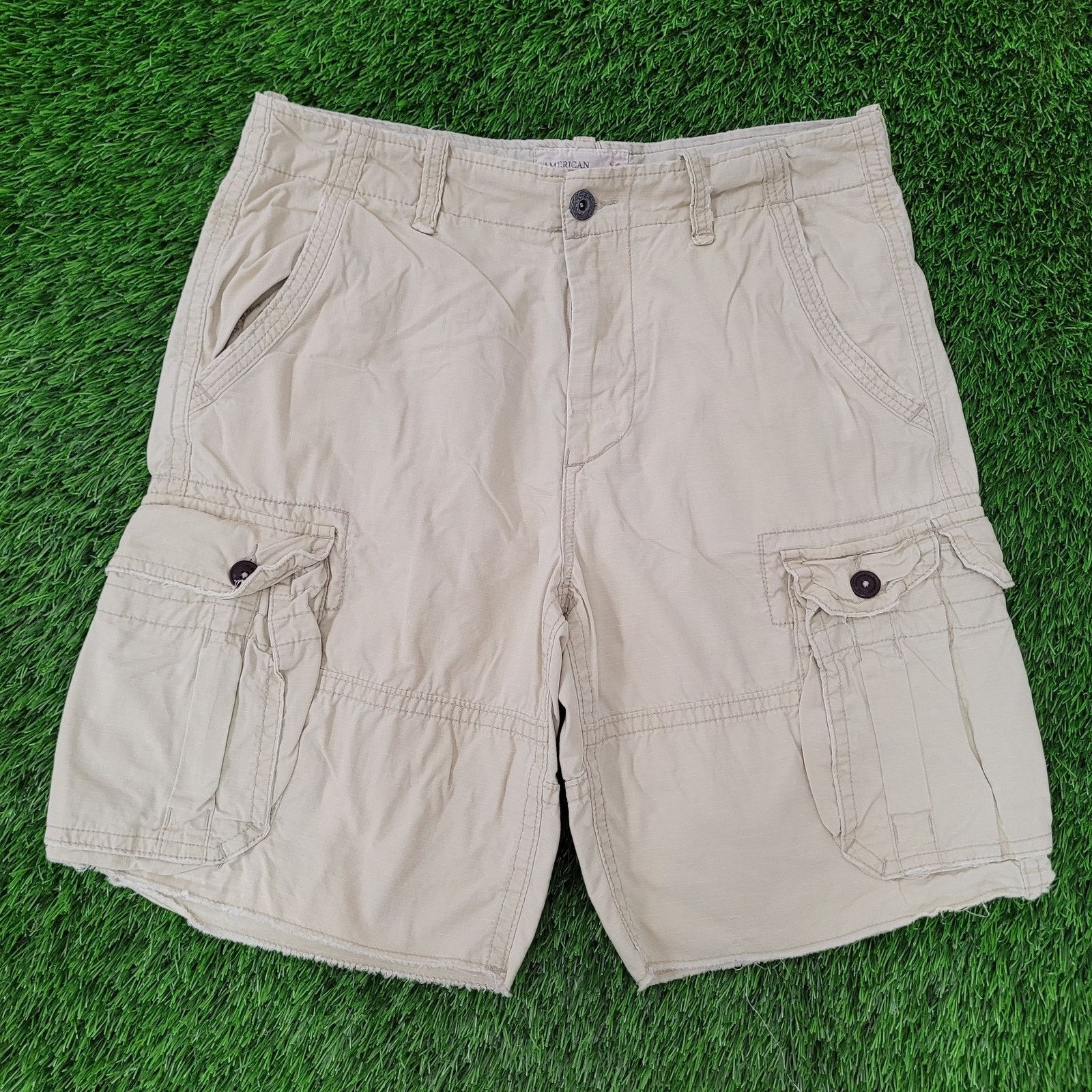 American Eagle Outfitters Vintage Y2K American Eagle Cargo Shorts 34x10 Baggy Size US 34 / EU 50 - 1 Thumbnail