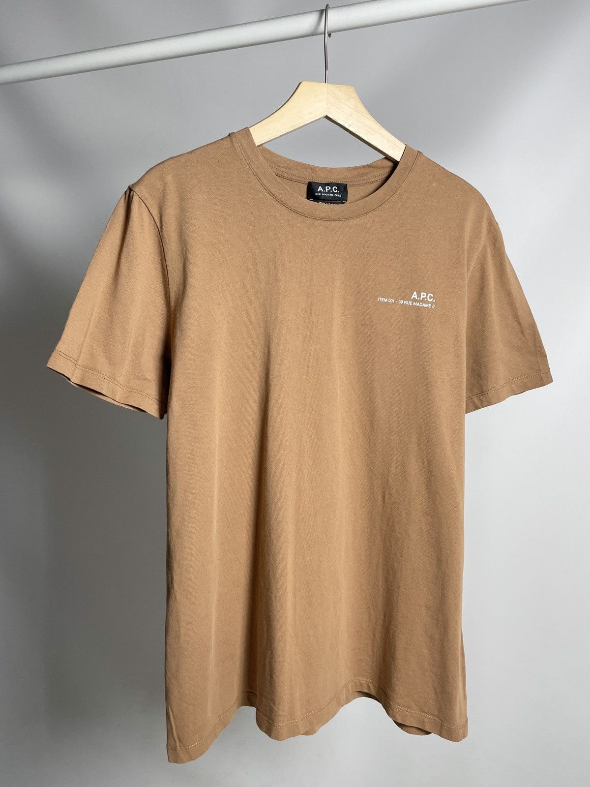 A.P.C. × Carhartt × Japanese Brand 🪵RARE🪵 A.P.C. Terracotta brown basic Tee shirt Size US M / EU 48-50 / 2 - 2 Thumbnail