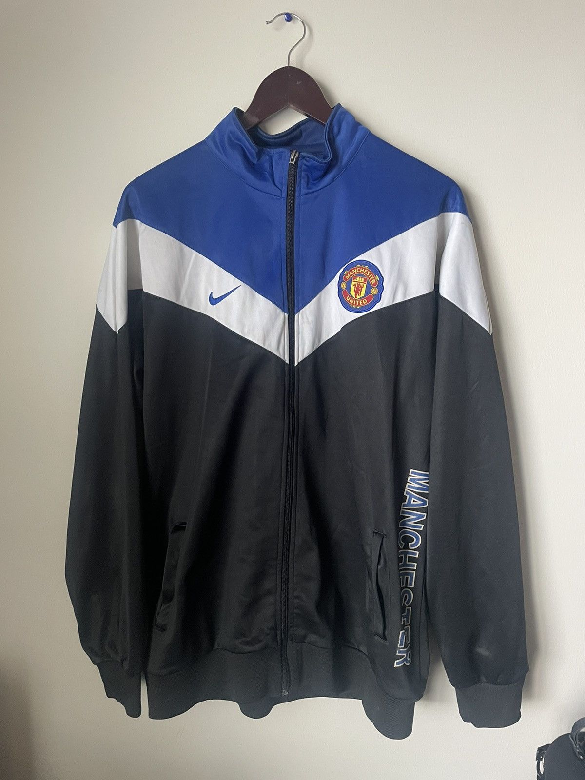 Nike × Vintage Manchester United nike training track jacket Size US XL / EU 56 / 4 - 1 Thumbnail