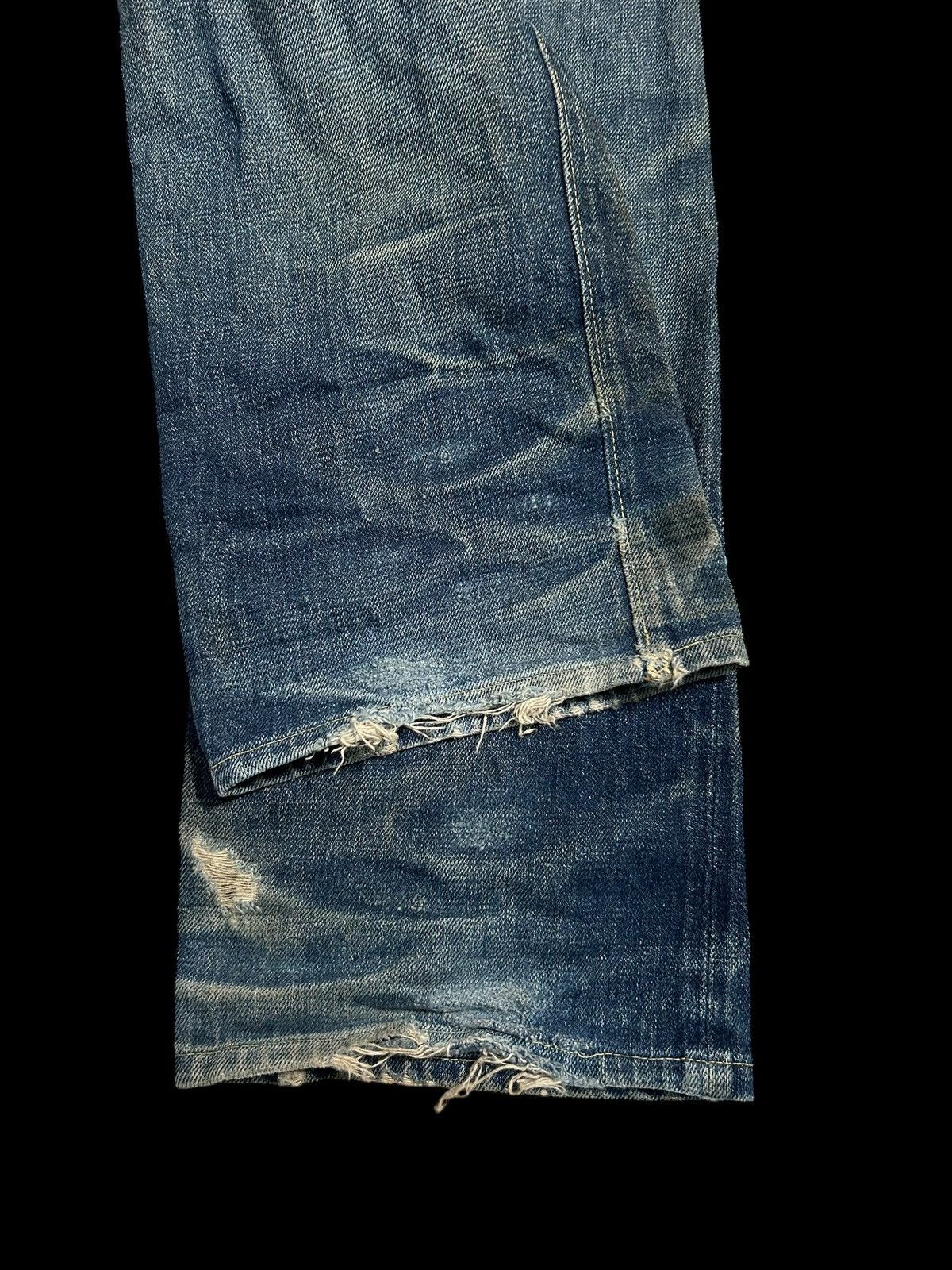 Japanese Brand × Kapital × Vintage DENIME SELVEDGE DISTRESSED VINTAGE DENIM JEANS Size US 31 - 14 Thumbnail