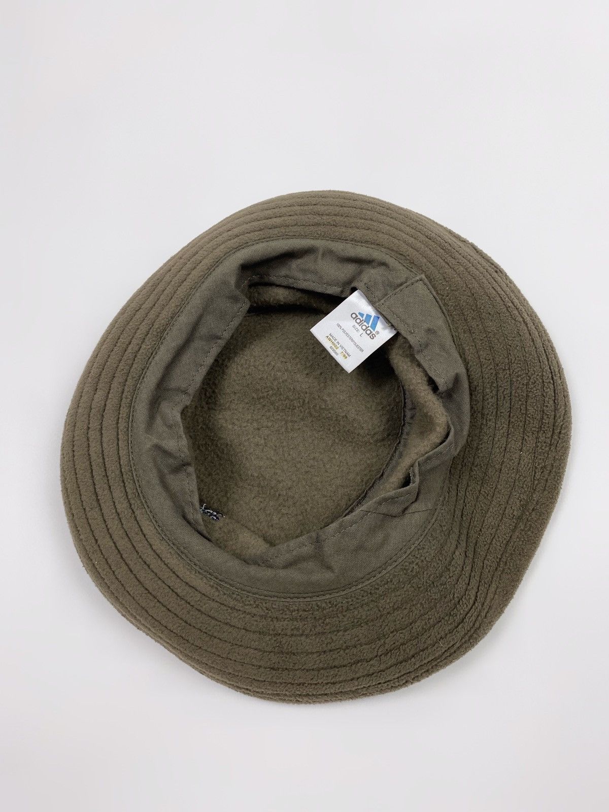 Adidas 1990’s Vintage Adidas Brown Fleece Bucket Hat Size ONE SIZE - 9 Thumbnail