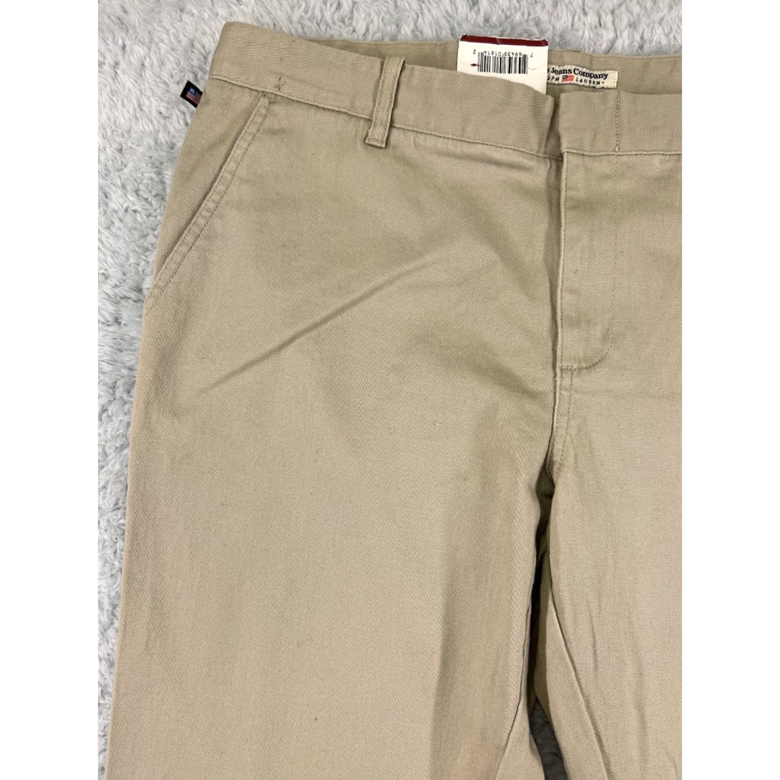 Polo Ralph Lauren Polo Ralph Lauren Women's Pants Size 14 Beige Twill Bootcut Stretch Jeans Size 36" / US 14 / IT 50 - 6 Thumbnail