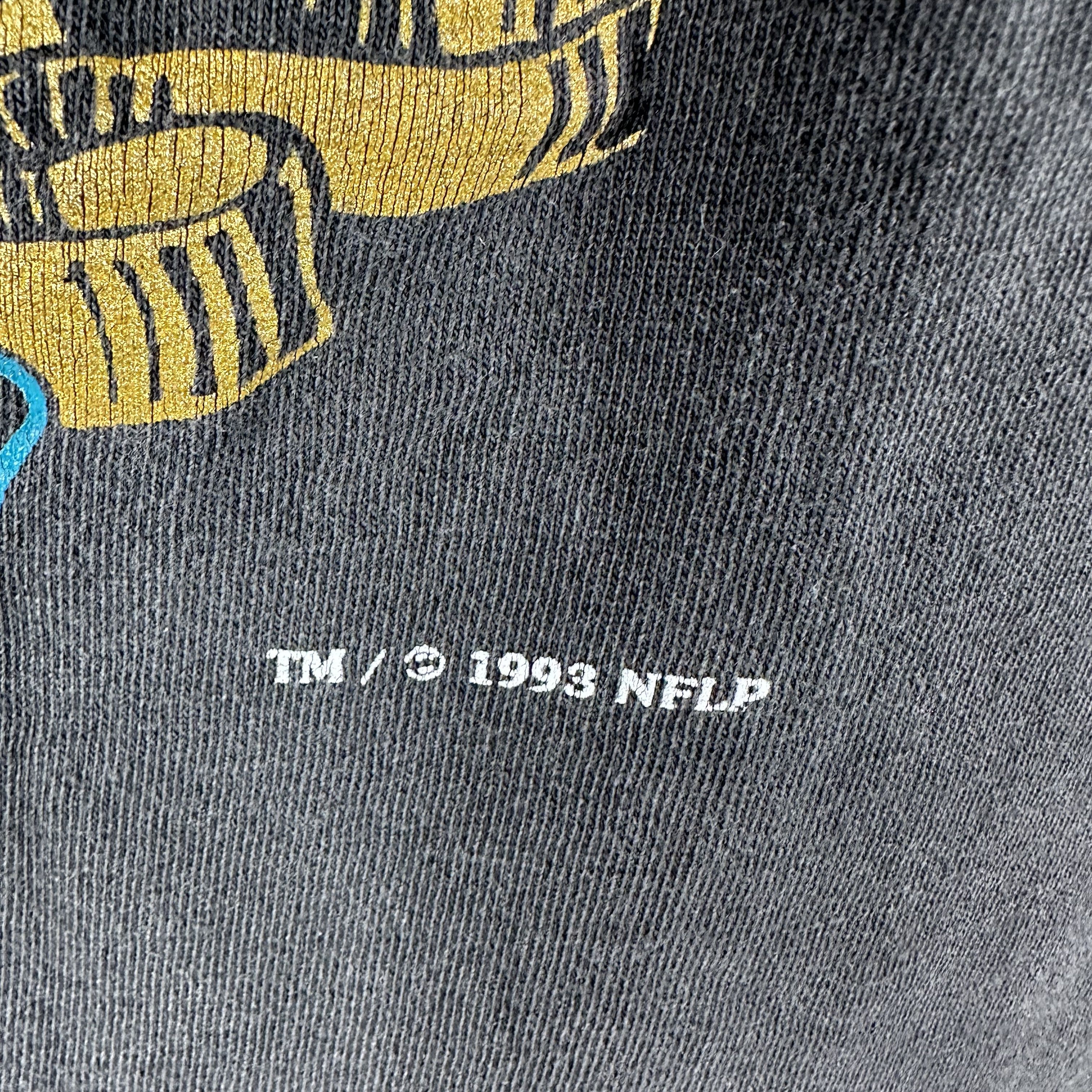 Vintage Vintage 1993 Jacksonville Jaguars NFL Nutmeg T-shirt Size US M / EU 48-50 / 2 - 6 Thumbnail